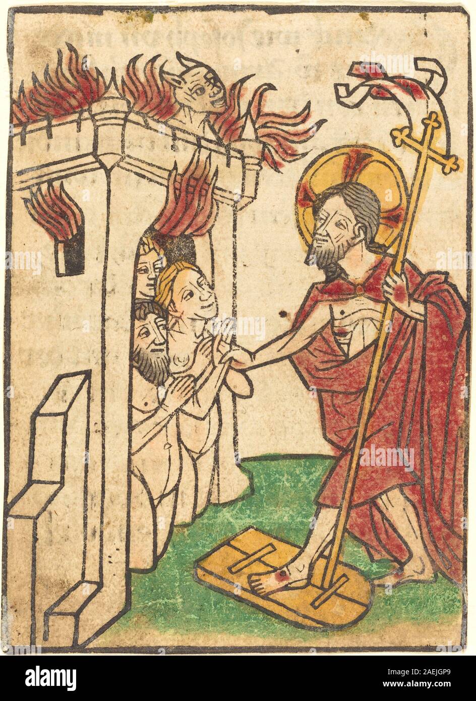 Ludwig d'Ulm, le Christ dans les limbes le Christ dans les limbes Banque D'Images