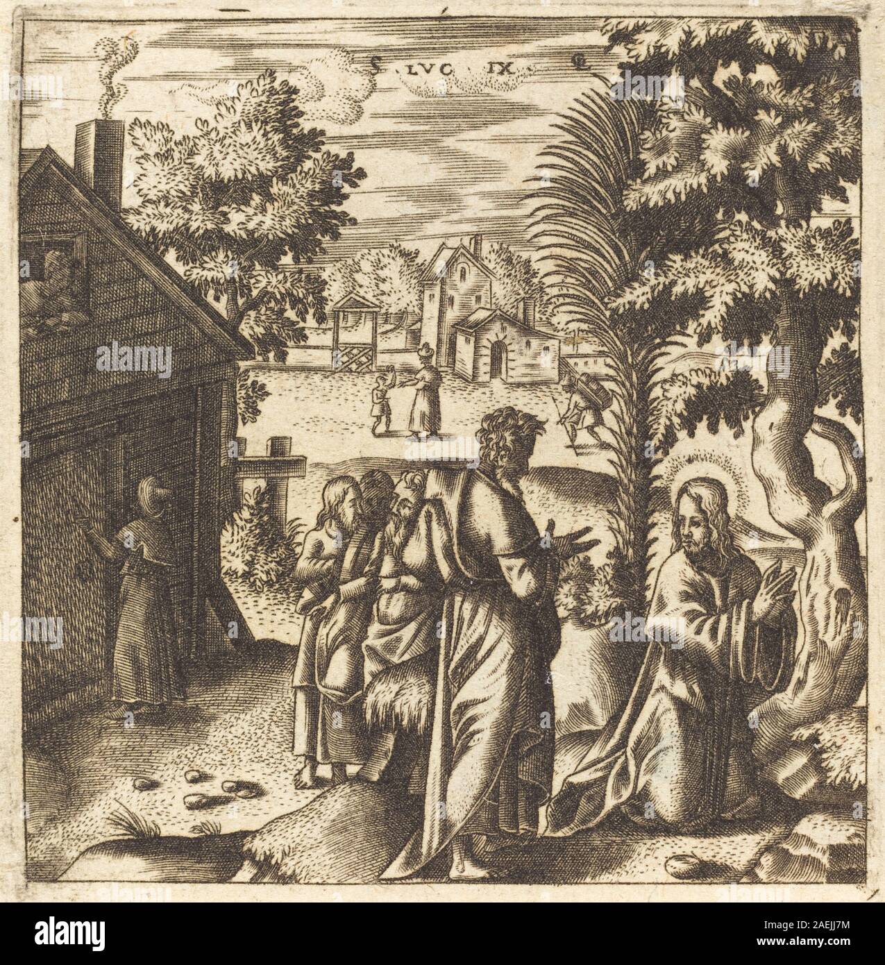 Léonard Gaultier, Christ priant, probablement c 1576-1580 Christ priant ; probablement c. 1576/1580 Banque D'Images