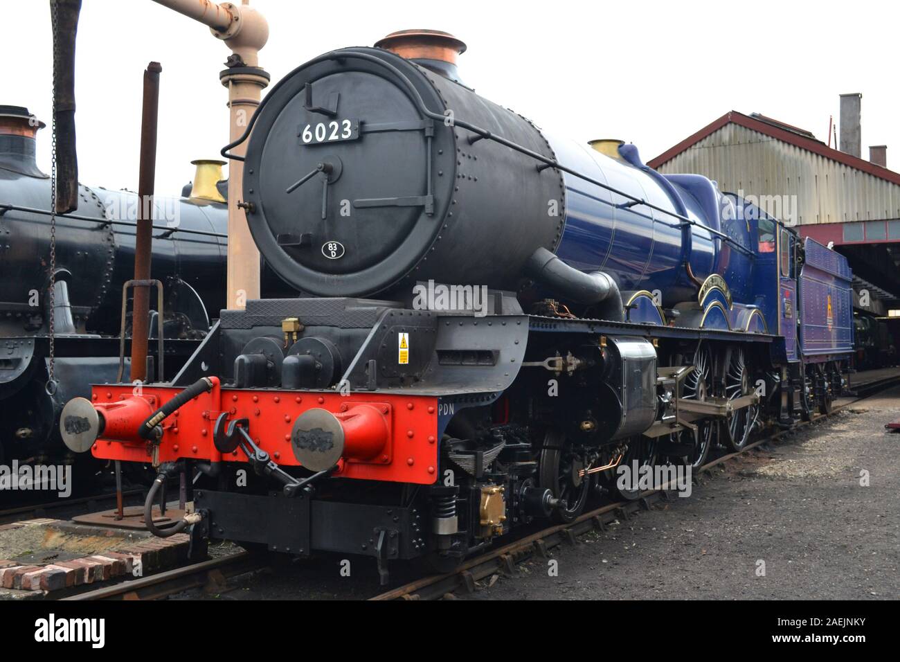 Train à vapeur Didcot Railway Centre, Didcot Parkway, Didcot, UK Banque D'Images
