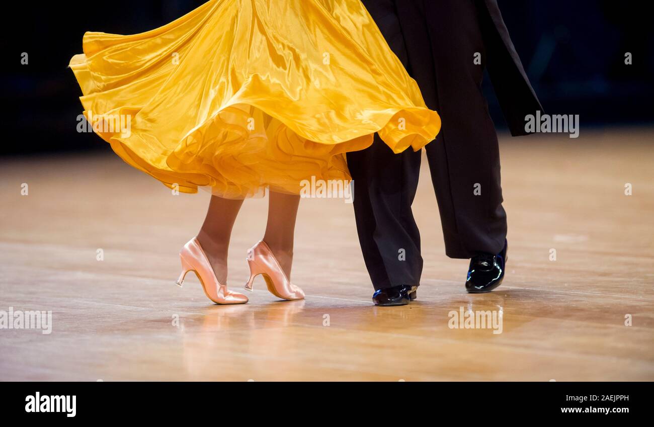 La femme et l'homme latino danse danseur international Banque D'Images