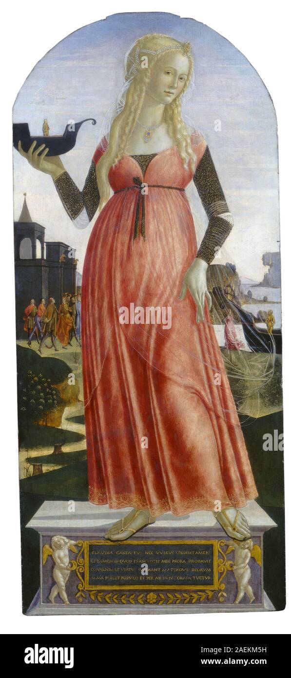 Neroccio de' Landi, Claudia Quinta, c 1490-1495 Claudia Quinta ; c. 1490/1495 Banque D'Images