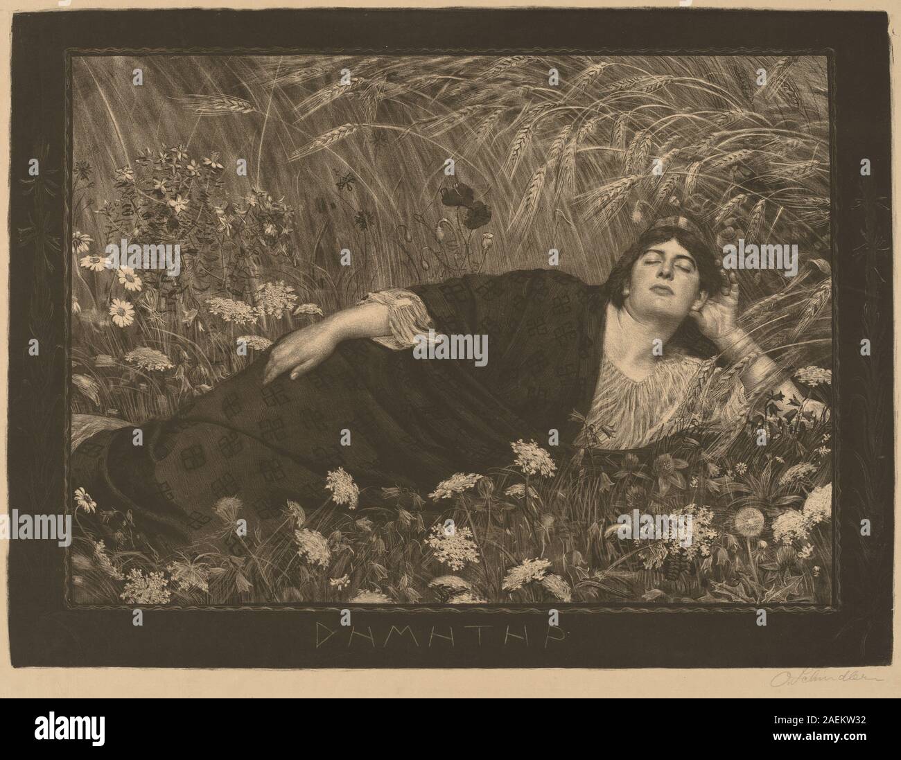 Osmar Schindler, DHMHTHP (Demeter), 1890 DHMHTHP (Demeter) date des années 1890 ; Banque D'Images