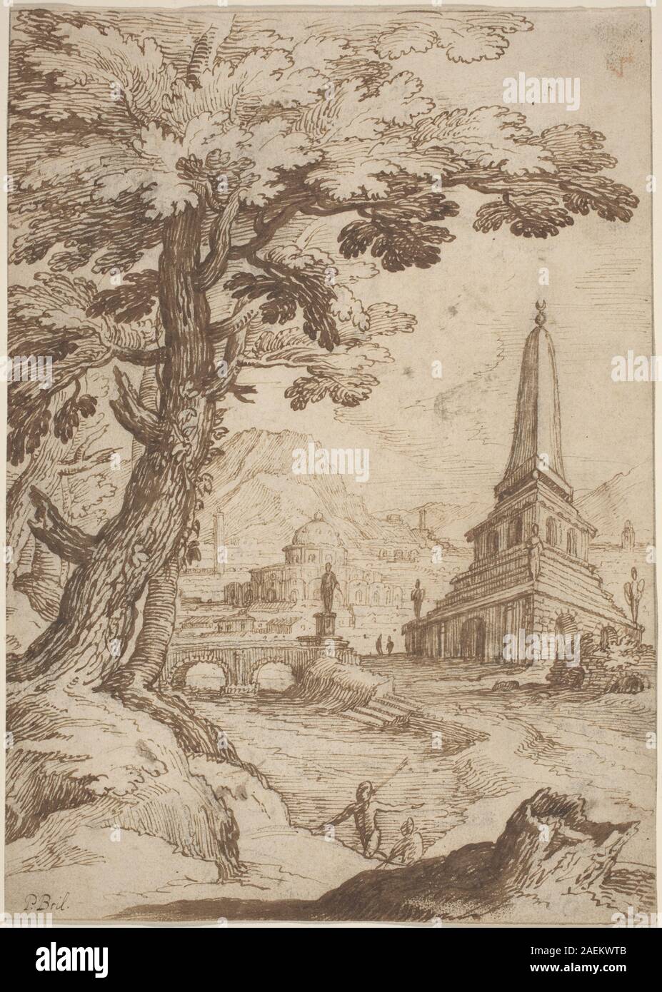 Paul Bril, paysage paysage héroïque Héroïque Banque D'Images