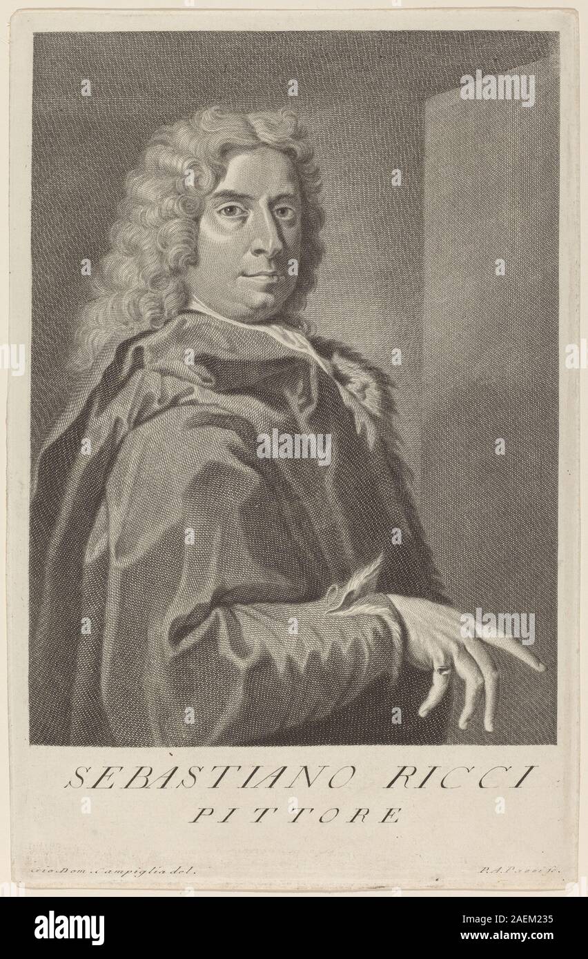 Pier Antonio Pazzi après Giovanni Domenico Campiglia Sebastiano Ricci, Sebastiano Ricci Banque D'Images