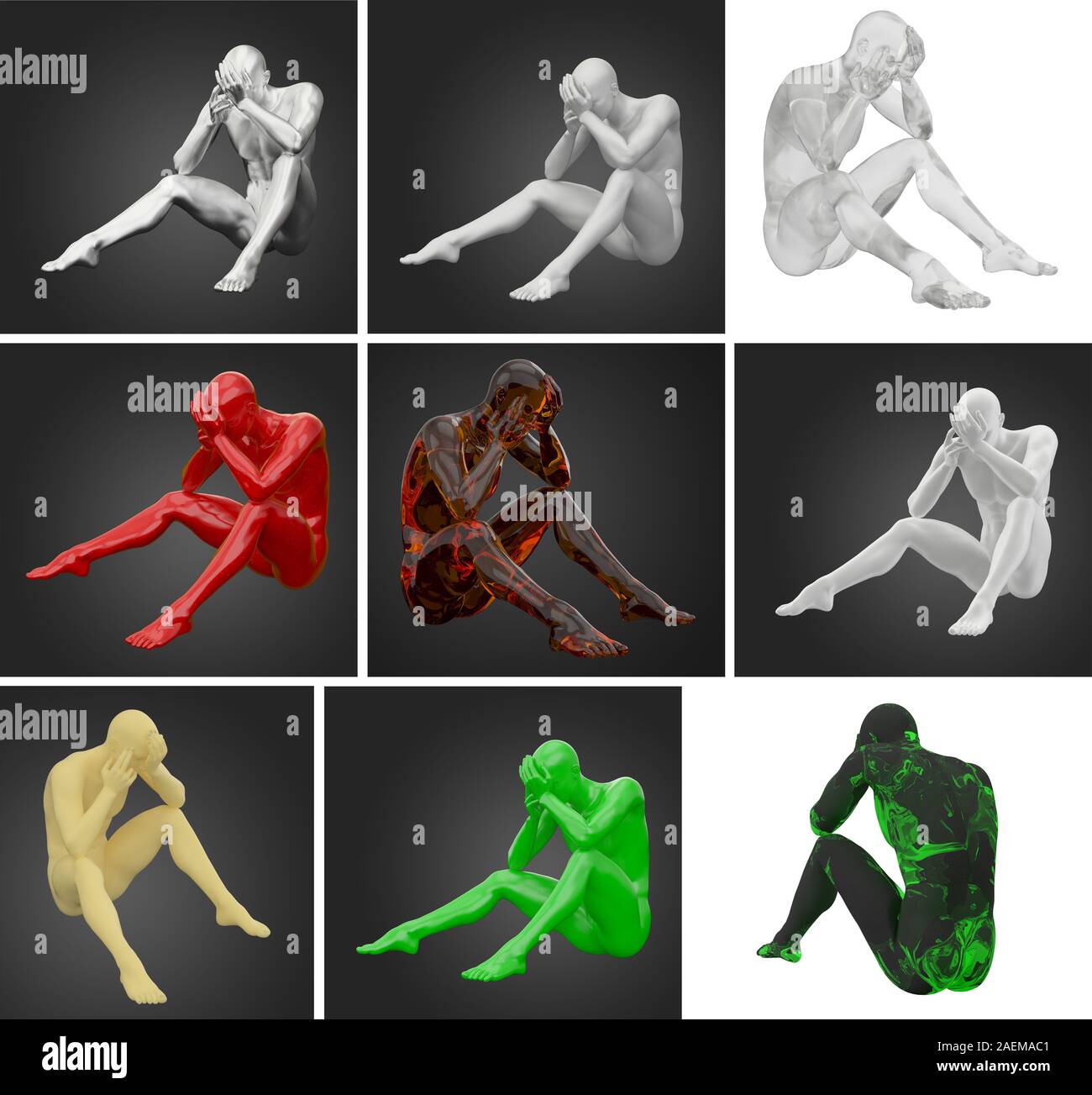 Le rendu 3d illustration des droits de Banque D'Images