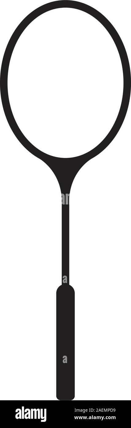 L'icône de badminton raquette modèle design vector isolated Illustration de Vecteur