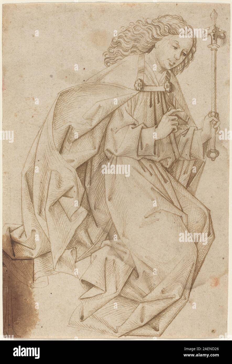 De l'école souabe, l'Ange de l'Annonciation, 1480, l'Ange de l'Annonciation, 1480 Banque D'Images