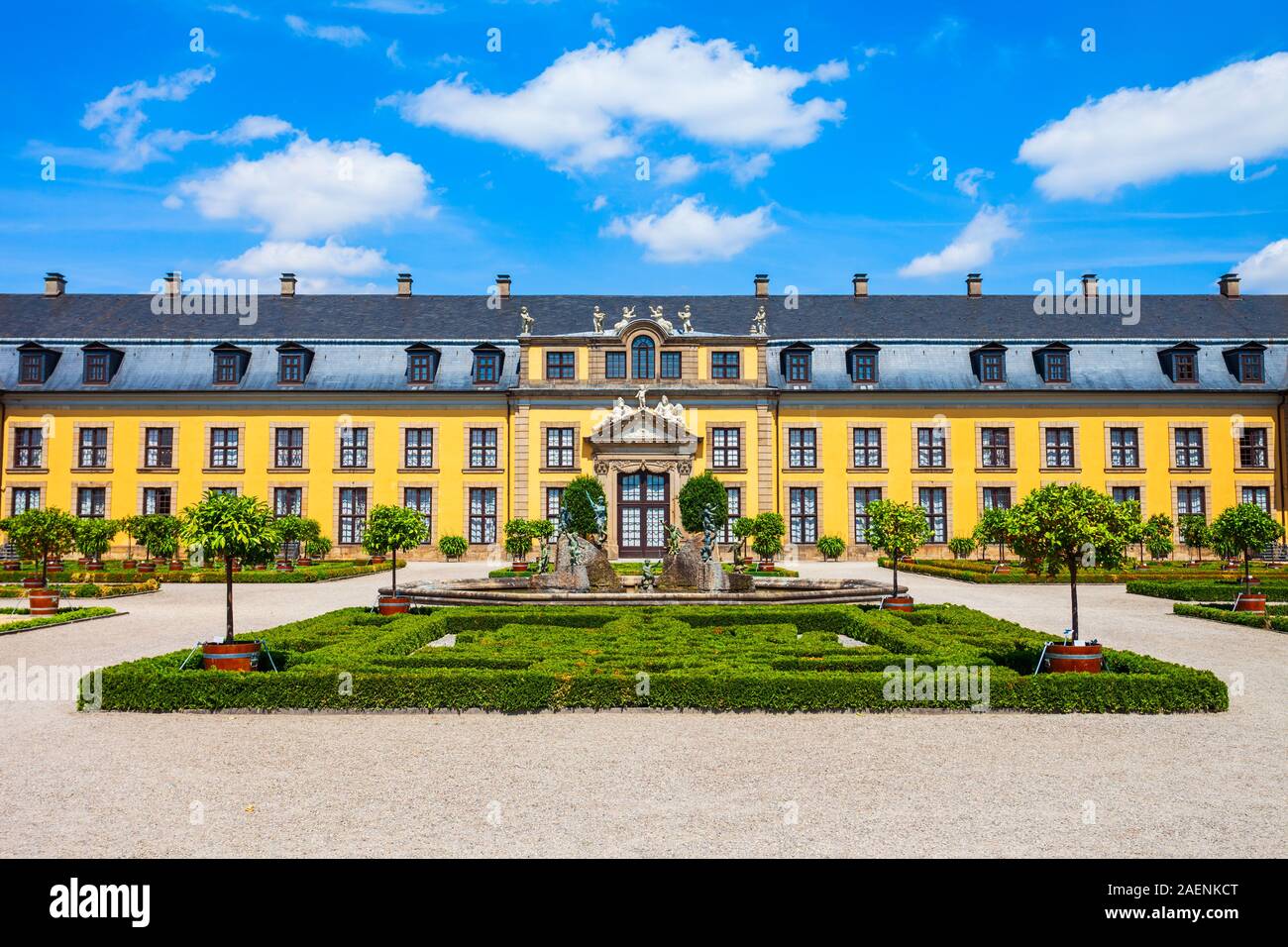 Galerie Herrenhausen situé dans les jardins de Herrenhausen à Hanovre, Allemagne Banque D'Images