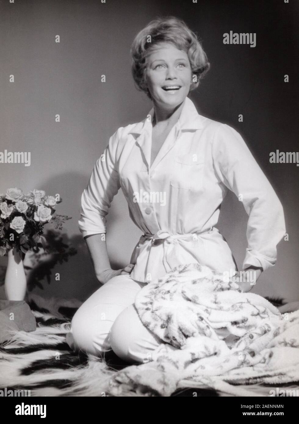 Maria Schell, österreichisch schweizerische Schauspielerin, Deutschland 1960 frühe er Jahre. L'actrice Suisse autrichienne Maria Schell, en Allemagne au début des années 60. Banque D'Images