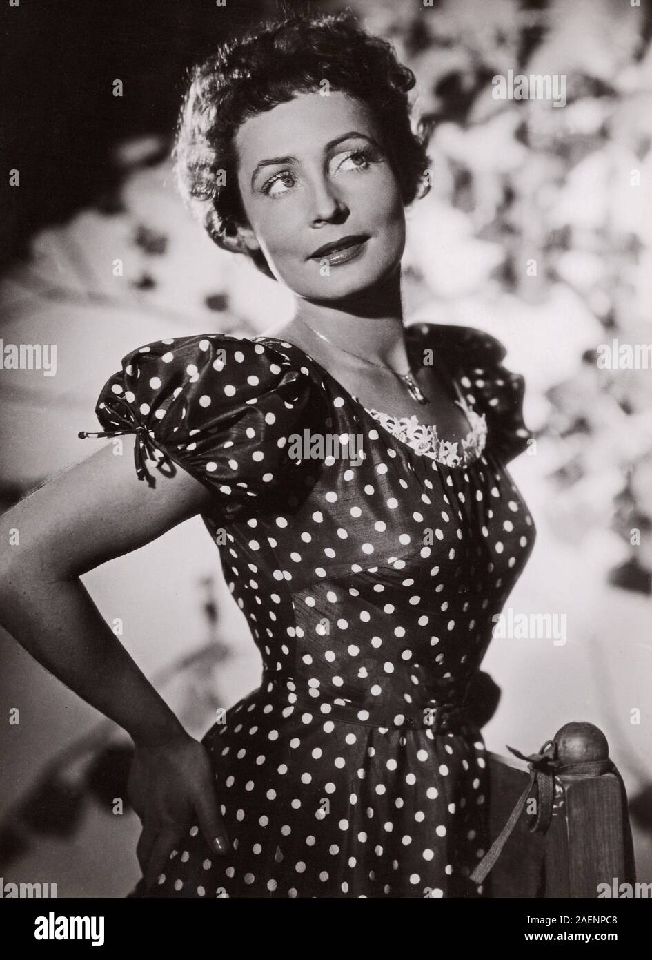 Hannelore Schroth, deutsche Schauspielerin, Deutschland frühe 1950er Jahre. L'actrice allemande Hannelore Schroth, Allemagne au début des années 50. Banque D'Images
