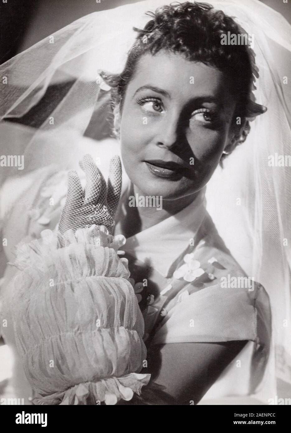 Hannelore Schroth, deutsche Schauspielerin, Deutschland frühe 1950er Jahre. L'actrice allemande Hannelore Schroth, Allemagne au début des années 50. Banque D'Images