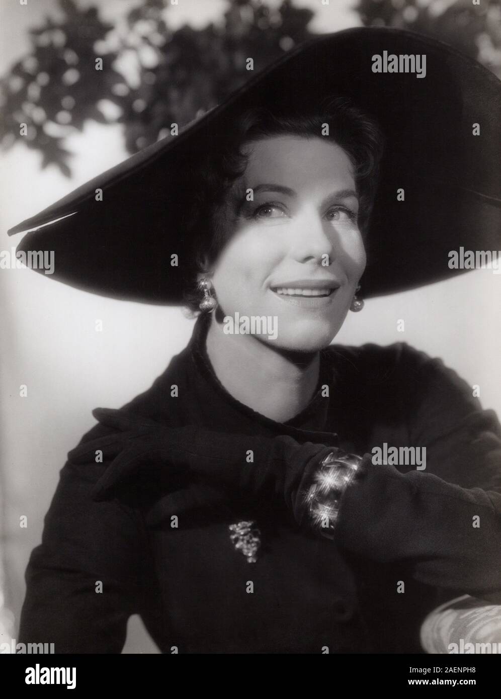 Adelheid Seeck, deutsche Schauspielerin, Deutschland Ende 1950er Jahre. L'actrice allemande Adelheid Seeck, Allemagne fin des années 50. Banque D'Images