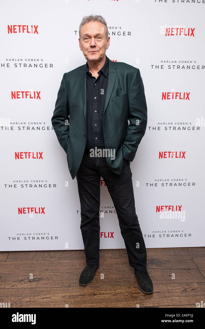 Anthony Head assistant à l'étranger - d'origine Netflix Appuyez sur le dépistage, l'Hôtel de Soho, Londres. Banque D'Images
