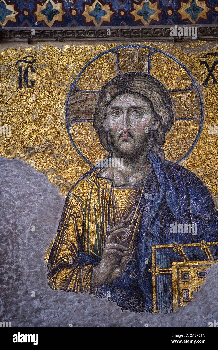 Turquie, Istanbul. Saintesophie (Aya Sofia) est une grande basilique