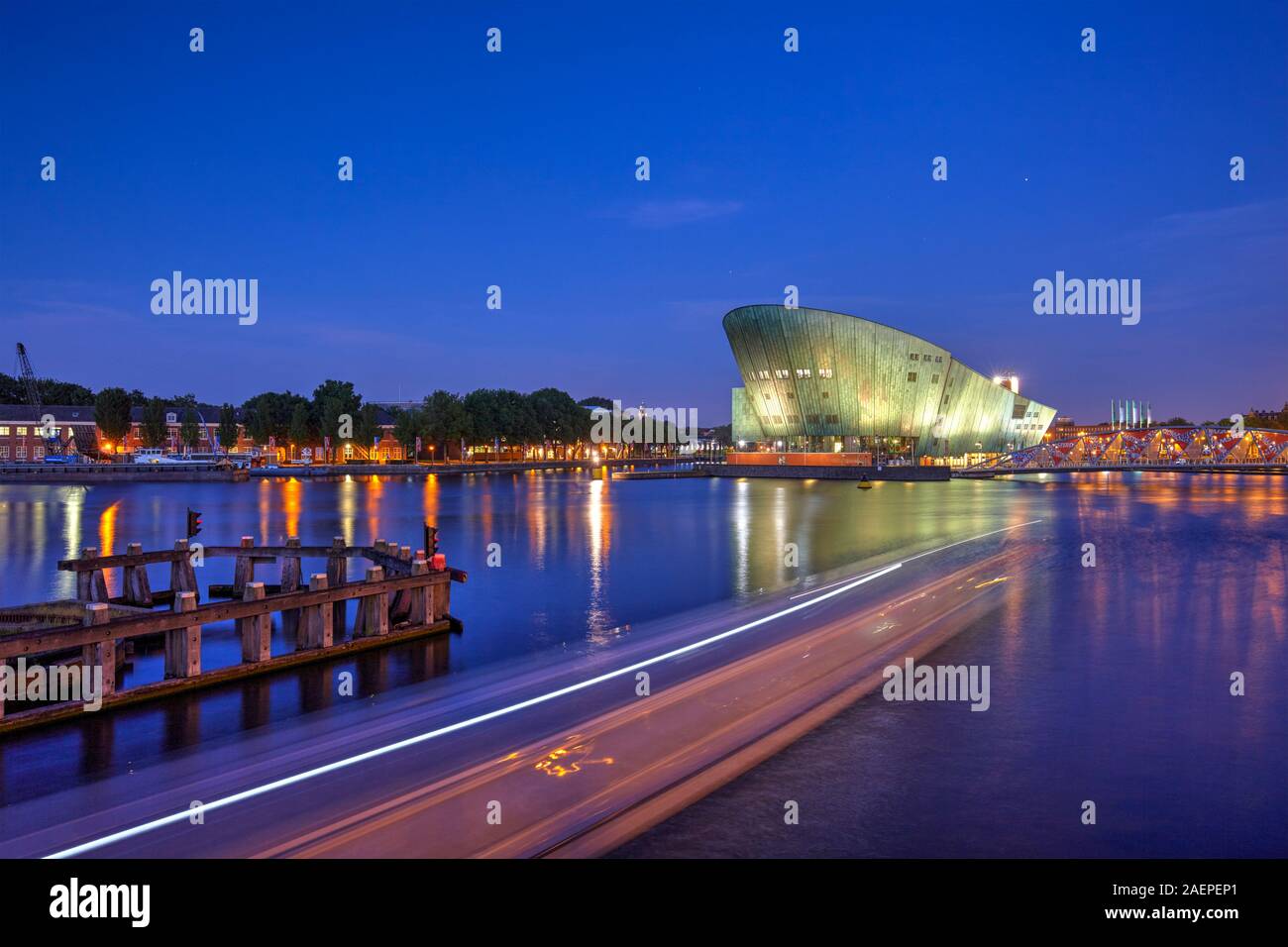 Musée des sciences NEMO à Amsterdam, Pays-Bas Banque D'Images