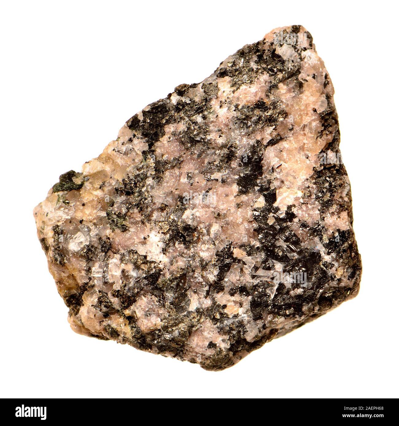 L'actinolite [hydroxyde silicate de calcium] Banque D'Images