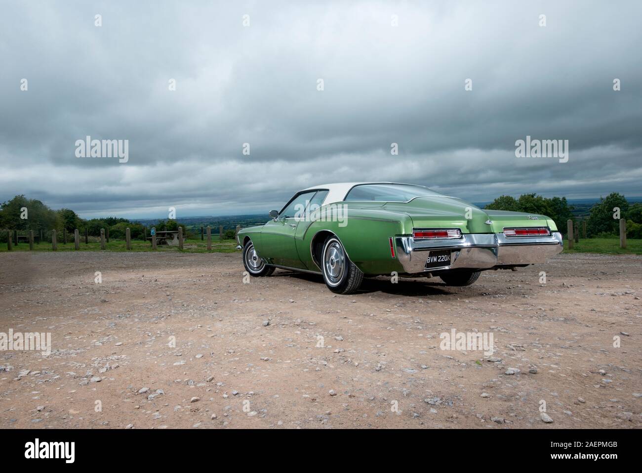 1972 Buick Riviera coupé sport - voiture américaine classique Banque D'Images