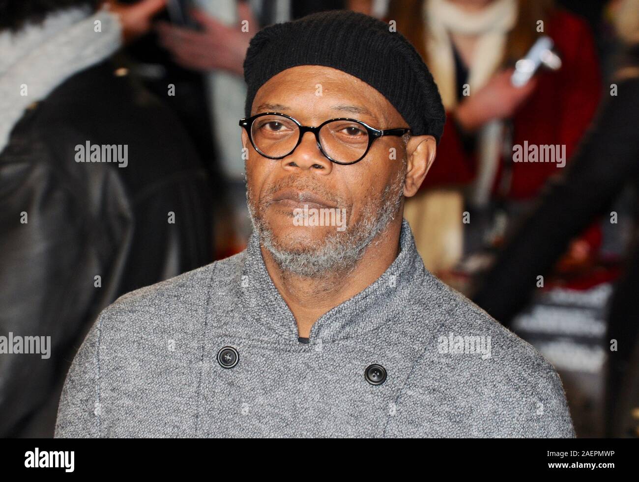 Samuel L Jackson. Première britannique de « Django Unchained » Empire Leicester Square, Londres. ROYAUME-UNI Banque D'Images