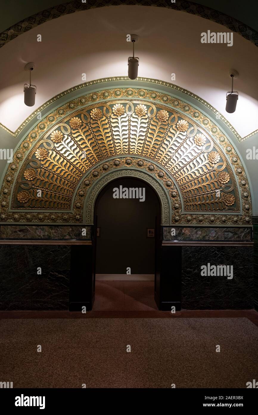 Une vue sur l'intérieur de la gare Union, St Louis, Missouri Banque D'Images