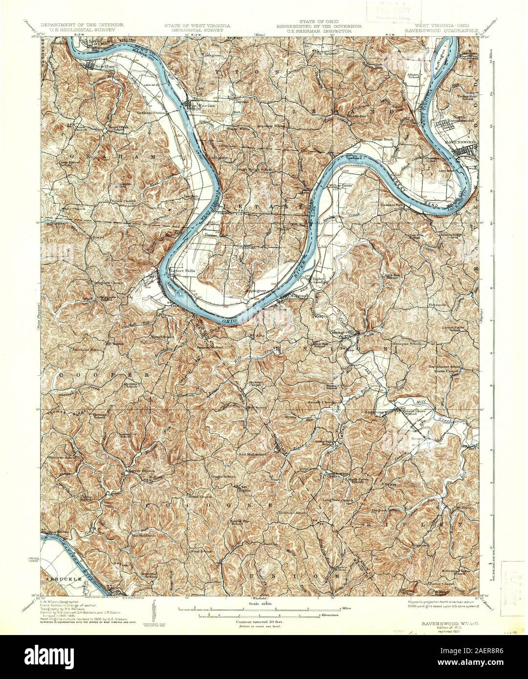 Carte de ravenswood Banque de photographies et d’images à haute