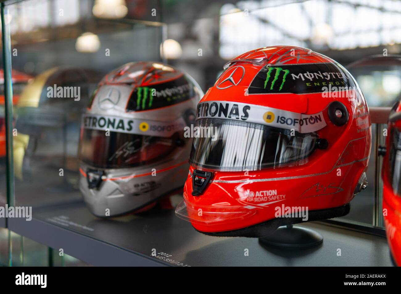 La collection de Michael Schumacher à Motorworld à Cologne, Allemagne Banque D'Images