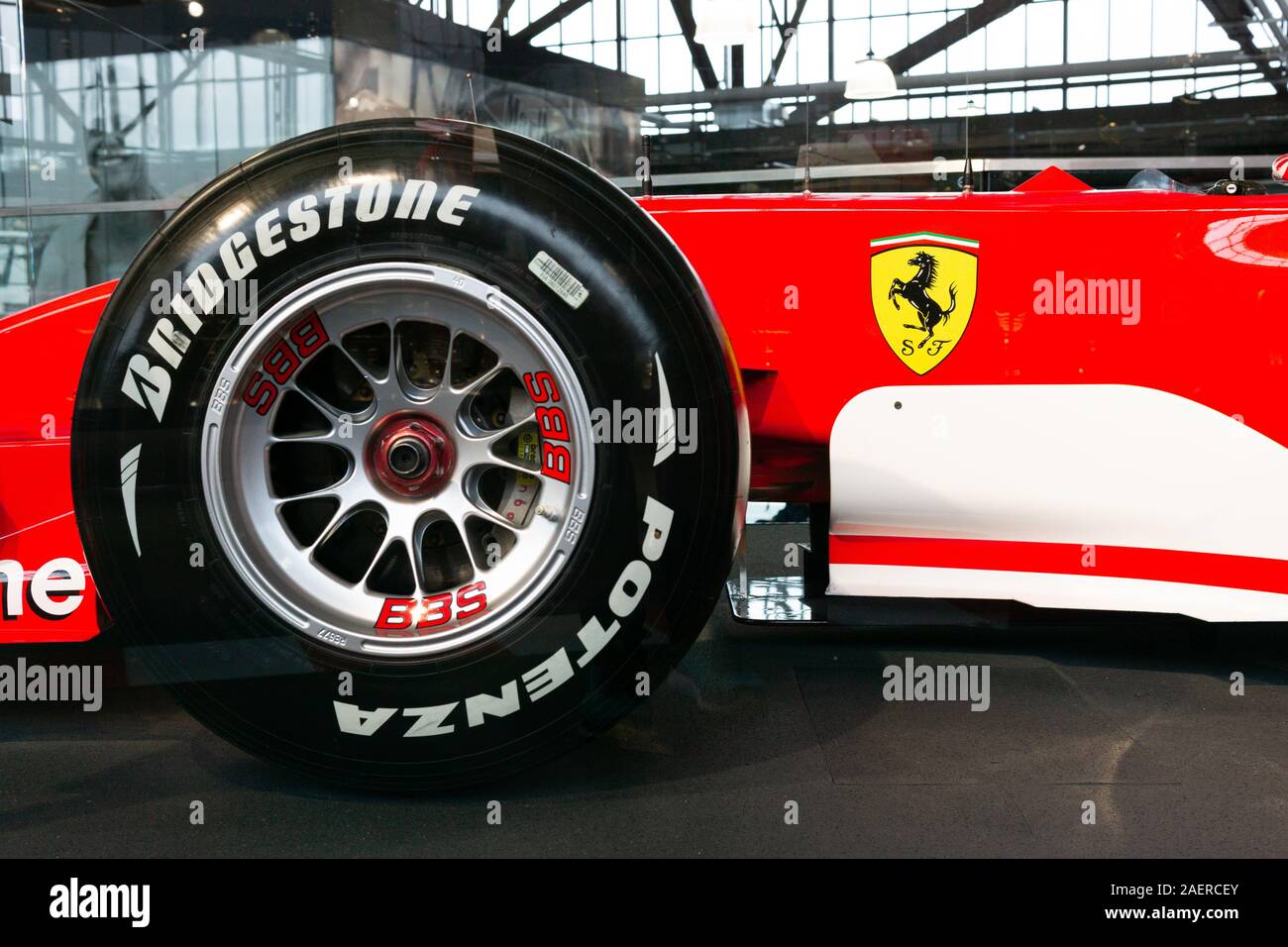 La collection de Michael Schumacher à Motorworld à Cologne, Allemagne Banque D'Images