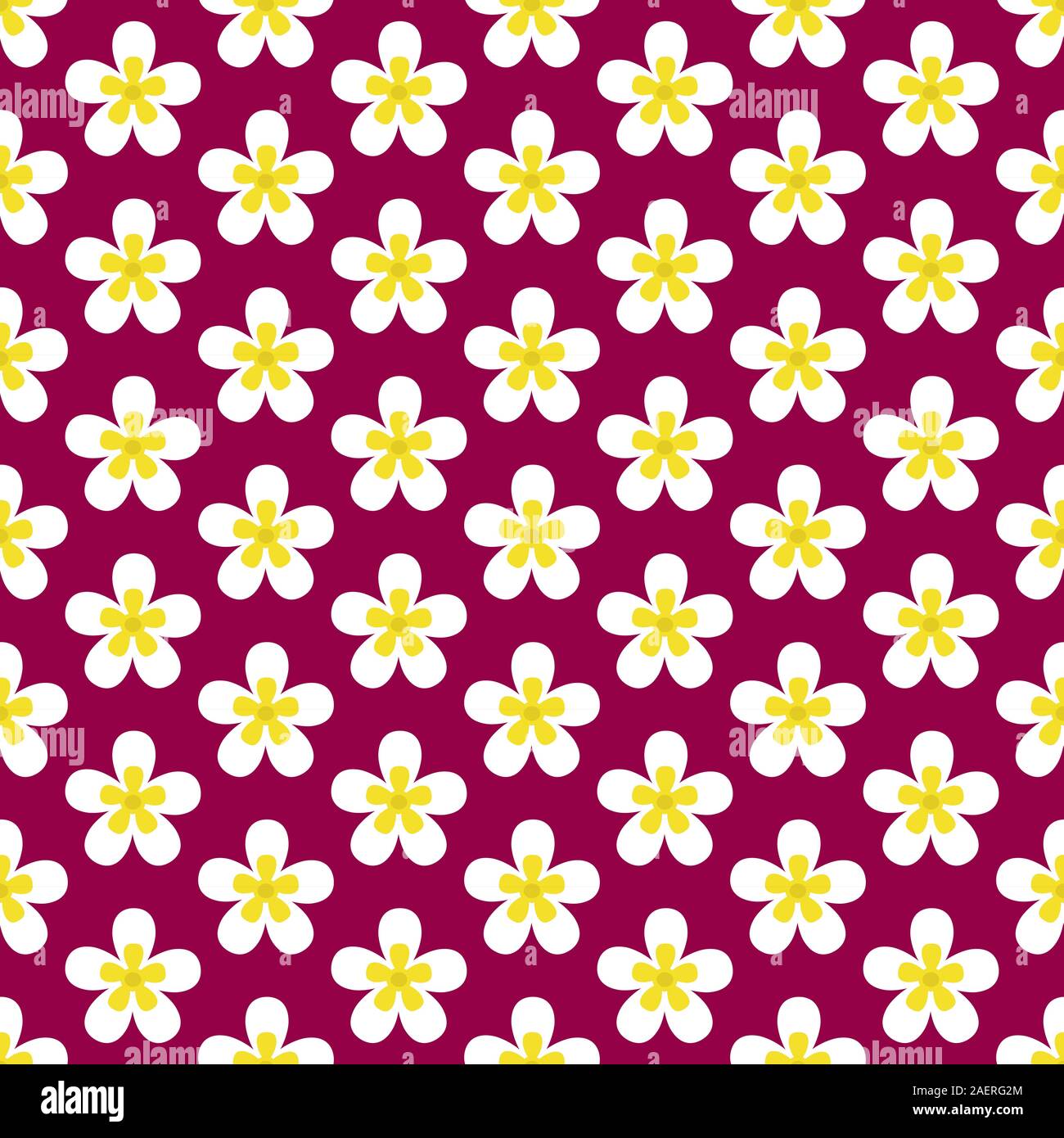 Motif floral vecteur lumineux homogène. Arrière-plan de répétition géométrique grande pour les fonds, des toiles et dessins de tissu. Rose, jaune, couleur blanche. Illustration de Vecteur