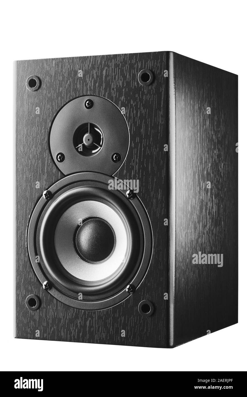 Couleur sombre musique isolé sur fond blanc. Banque D'Images