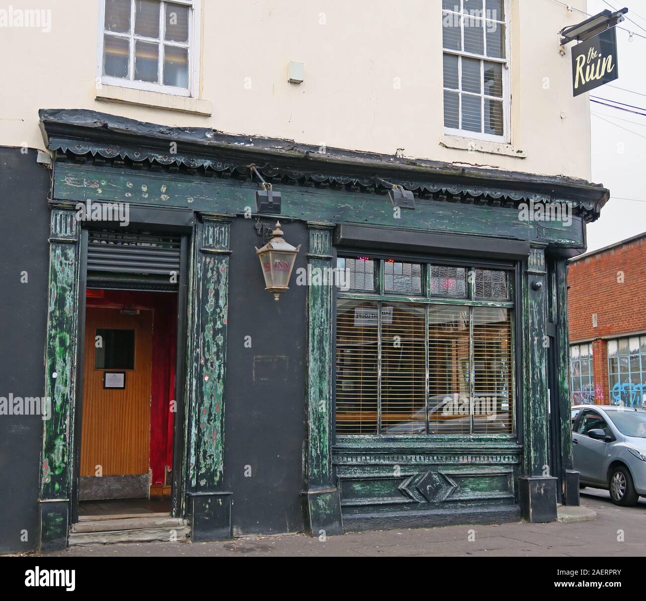 La ruine, 92, rue de la vanne d'inondation, Birmingham, B5 5SR Banque D'Images