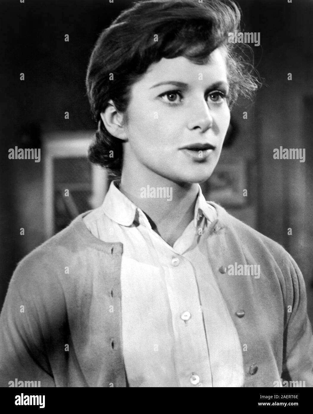 Nancy Malone, Portrait publicitaire pour le film, 'Les auteurs', RKO Radio Pictures, 1957 Banque D'Images