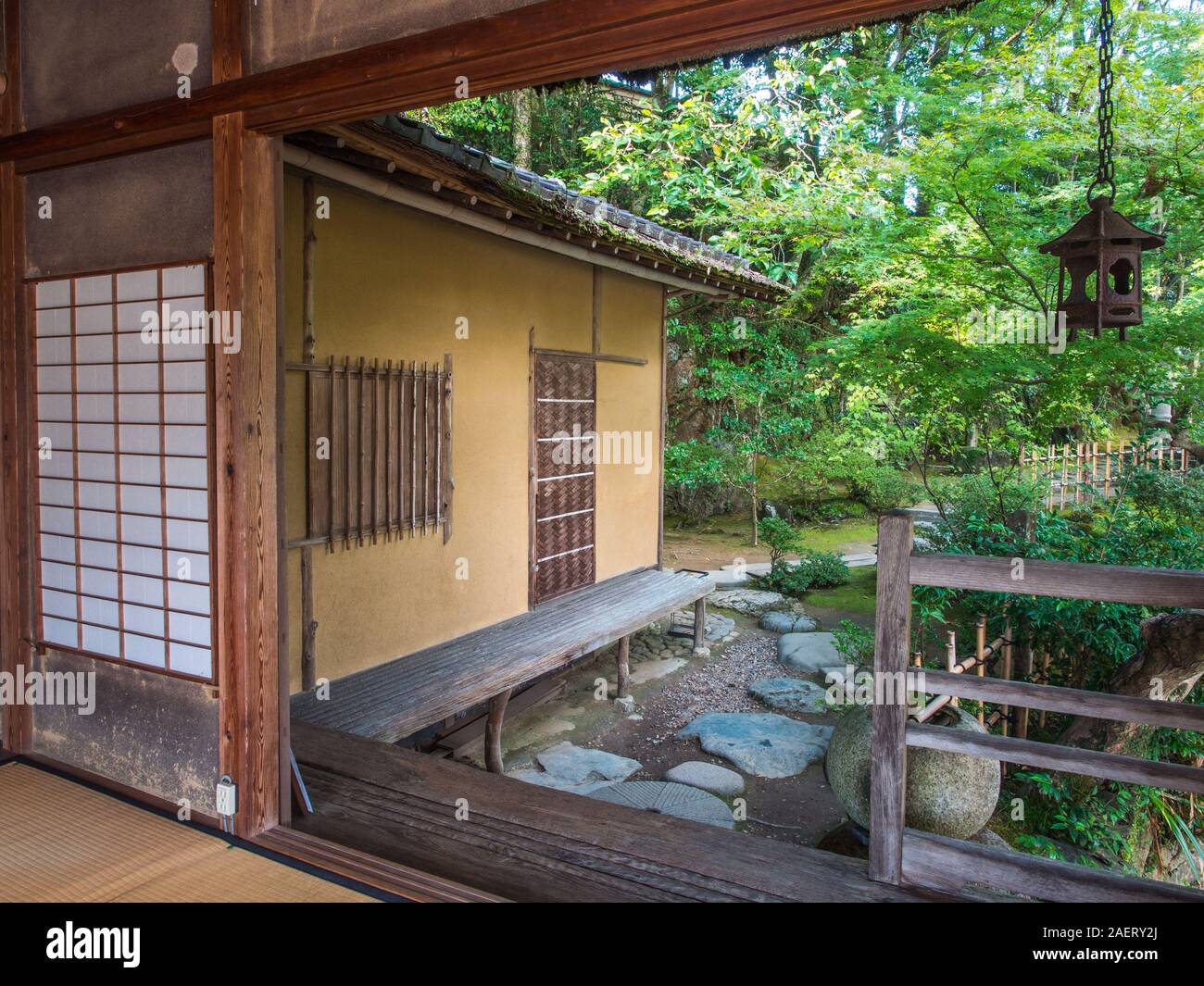 Furoan Garyusanso, Ermitage, Ozu, Ehime, Shikoku au Japon Banque D'Images