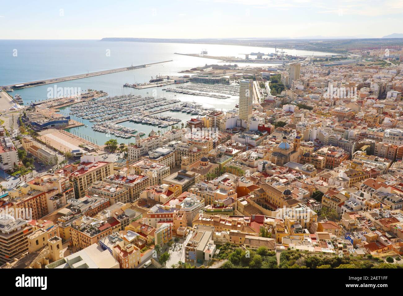Belle Ville D Alicante Sur La Mer Mediterranee L Espagne Photo Stock Alamy