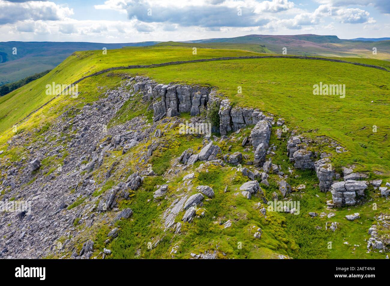 Le paysage idyllique et magnifiques Yorkshire, Yorkshire, Royaume-Uni. Banque D'Images