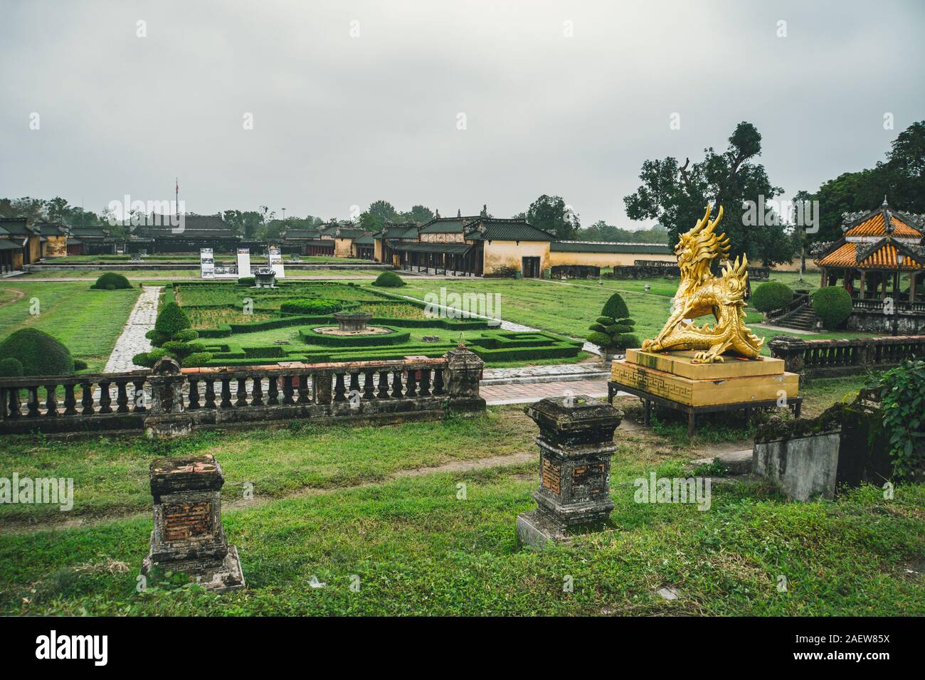 La Citadelle impériale de Hue - Vietnam - Asie du sud-est. Banque D'Images
