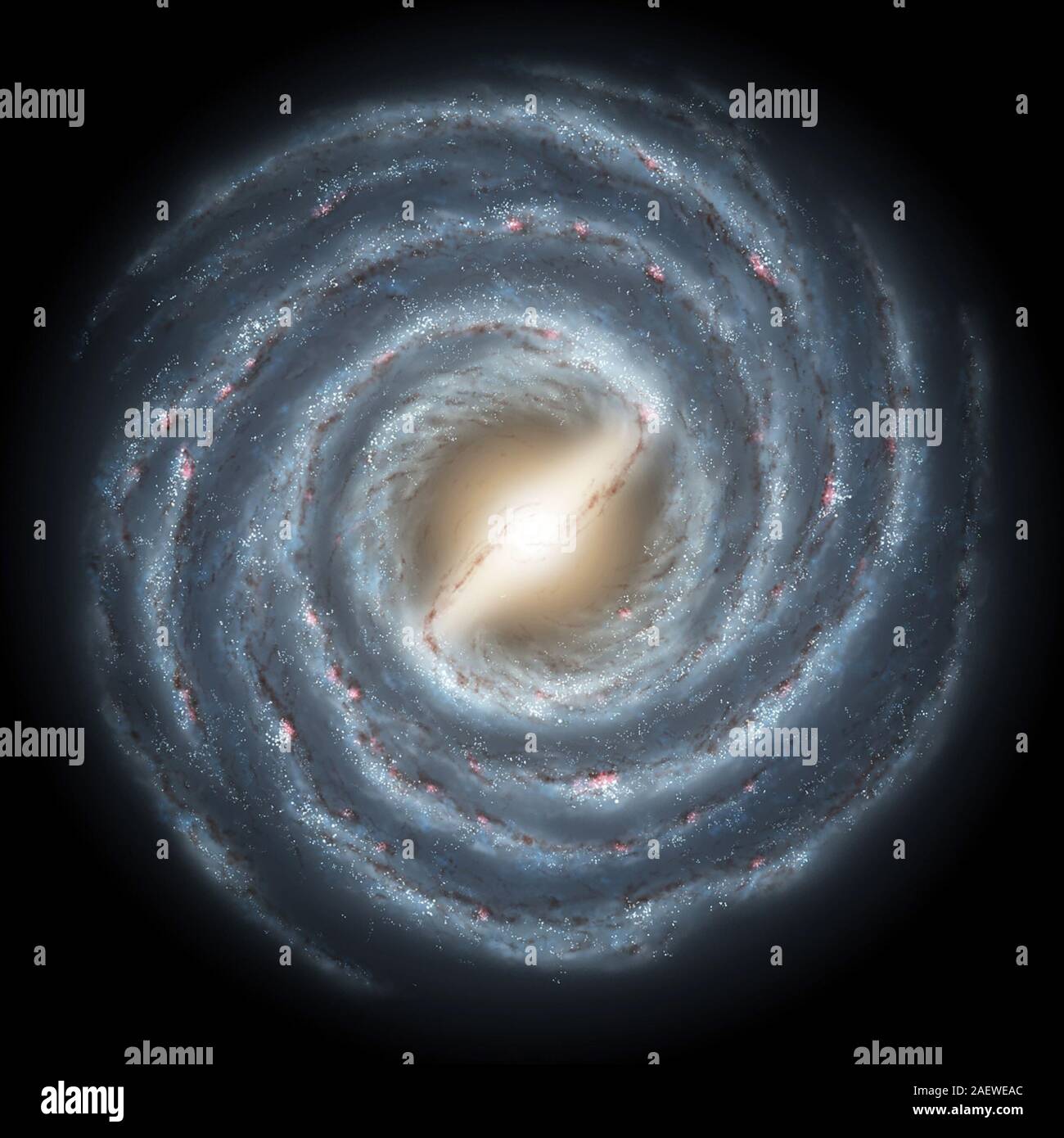 Pinwheel galaxy. Nébuleuse de l'espace. Cluster cosmique d'étoiles. L'espace arrière-plan. Certains éléments de cette image sont meublées par la NASA Banque D'Images