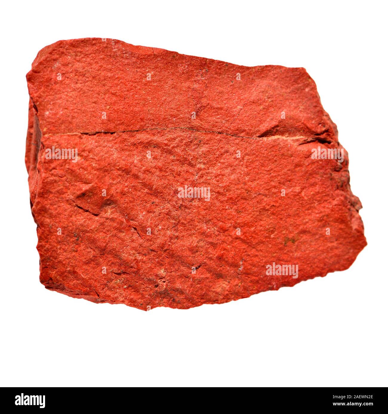 Jaspe rouge quartz opaque (cryptocrystaline) Banque D'Images