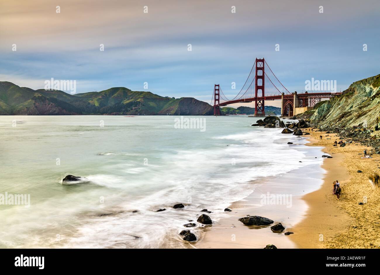 Golden Gate Bridge à San Francisco, Californie Banque D'Images