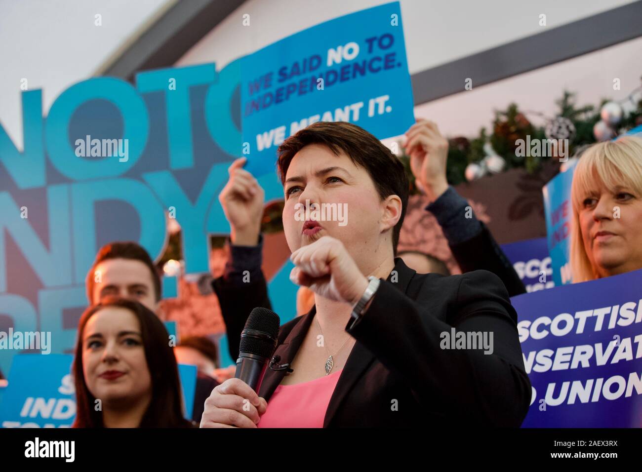 Edinburgh, Ecosse, Royaume-Uni. Dec 11, 2019. Meeting électoral des conservateurs écossais à Édimbourg, Écosse, Royaume-Uni Crédit : Terry Murden/Alamy Live News Banque D'Images