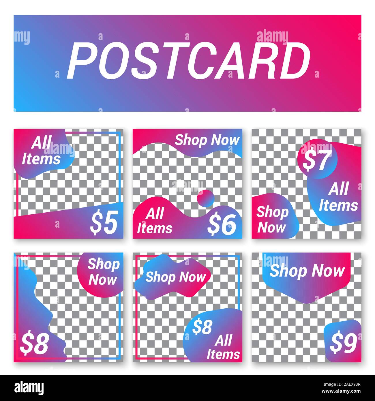 modèle de poster carré marketing sur les médias sociaux Illustration de Vecteur