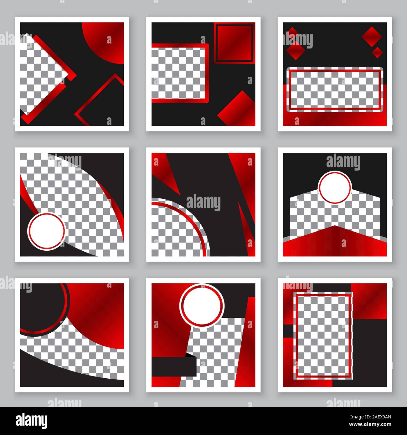 modèle de poster carré marketing sur les médias sociaux Illustration de Vecteur