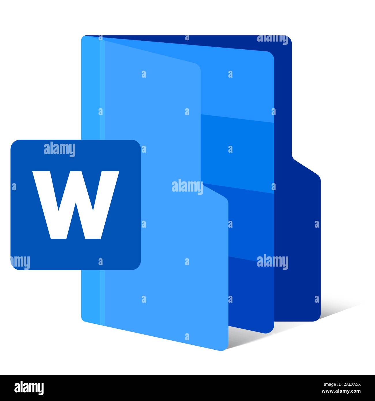 document de dossier avec le nom initial Illustration de Vecteur