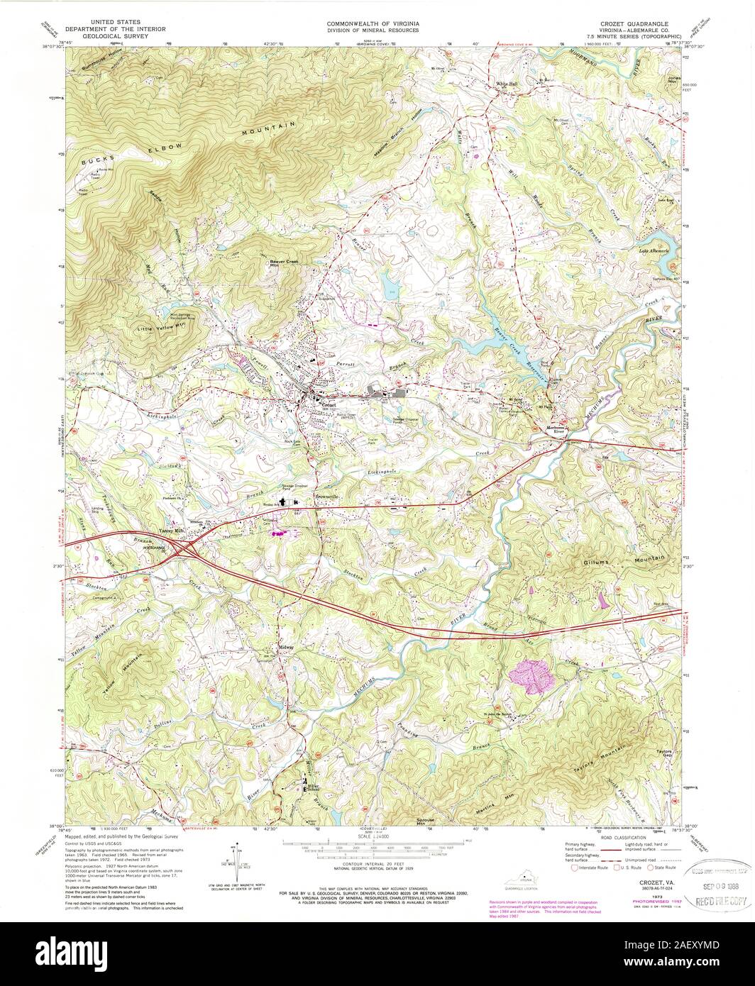 Carte de crozet Banque de photographies et d’images à haute résolution