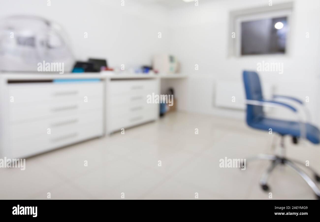 Laboratoire médical floue avec un équipement de haute qualité, panorama, copy space Banque D'Images