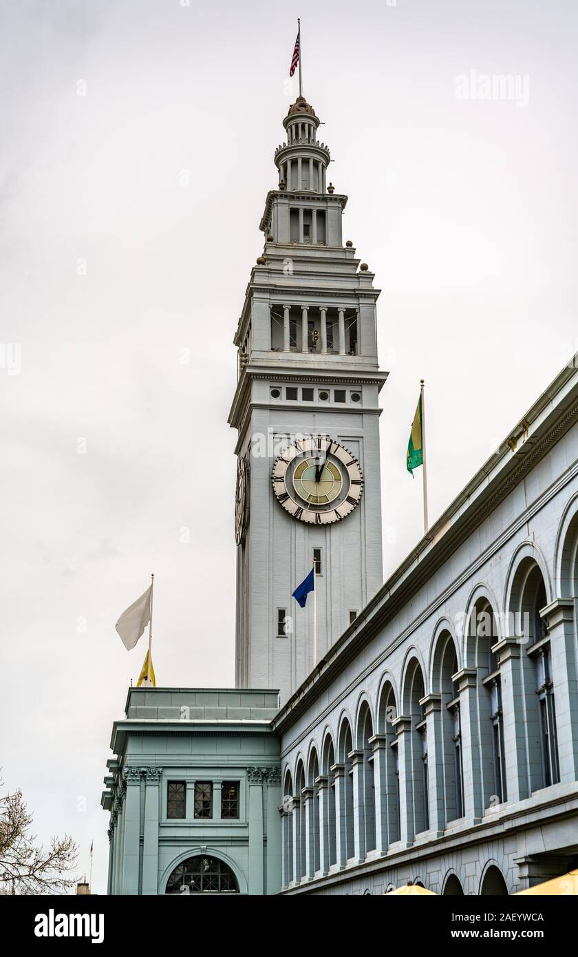 San Francisco en Californie Ferry Building Banque D'Images