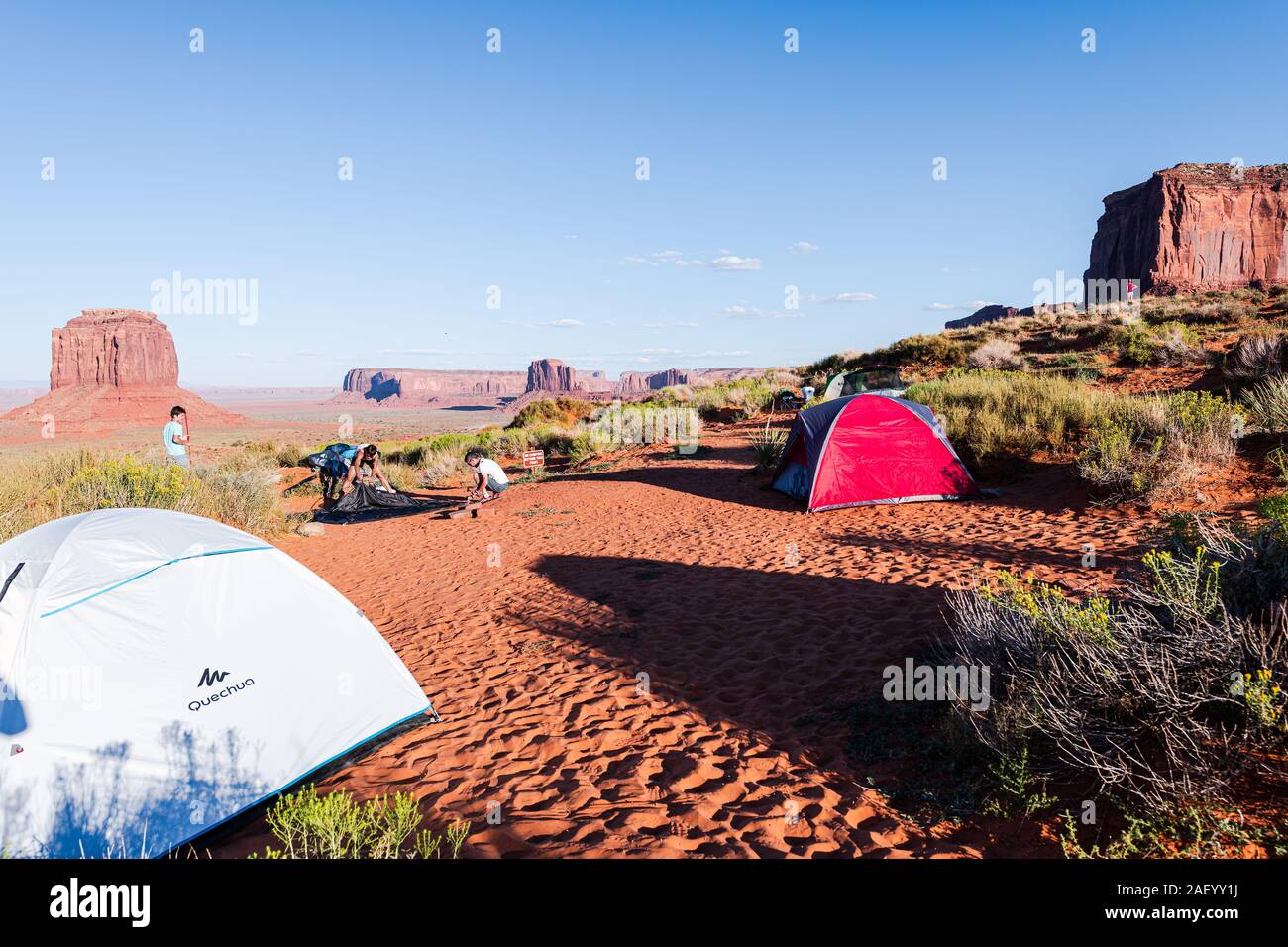 Usa Monument Valley Camping Tent Photos Usa Monument