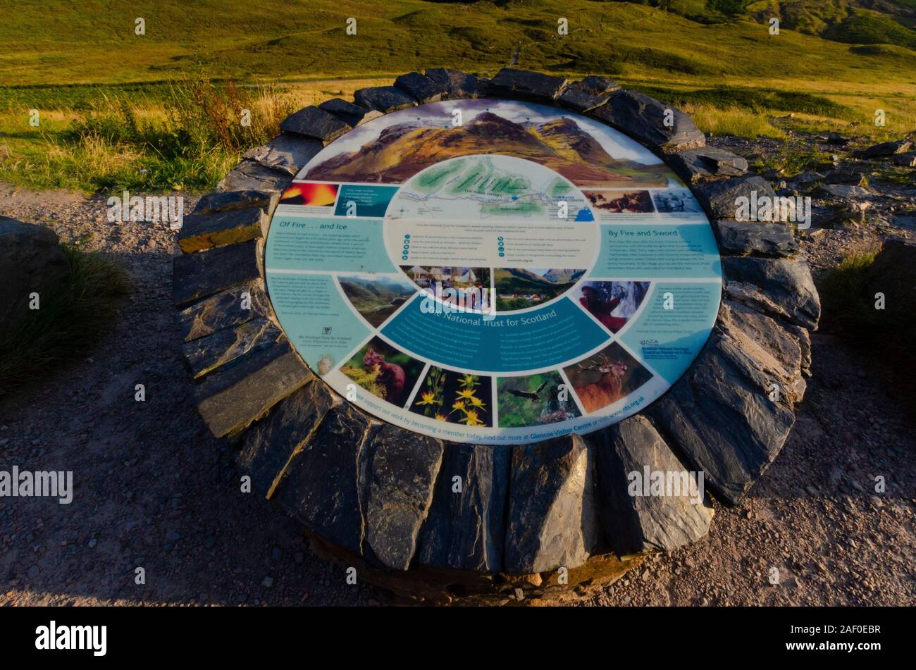 Paysage de la Trois Soeurs à Glen Coe Scotland UK Banque D'Images