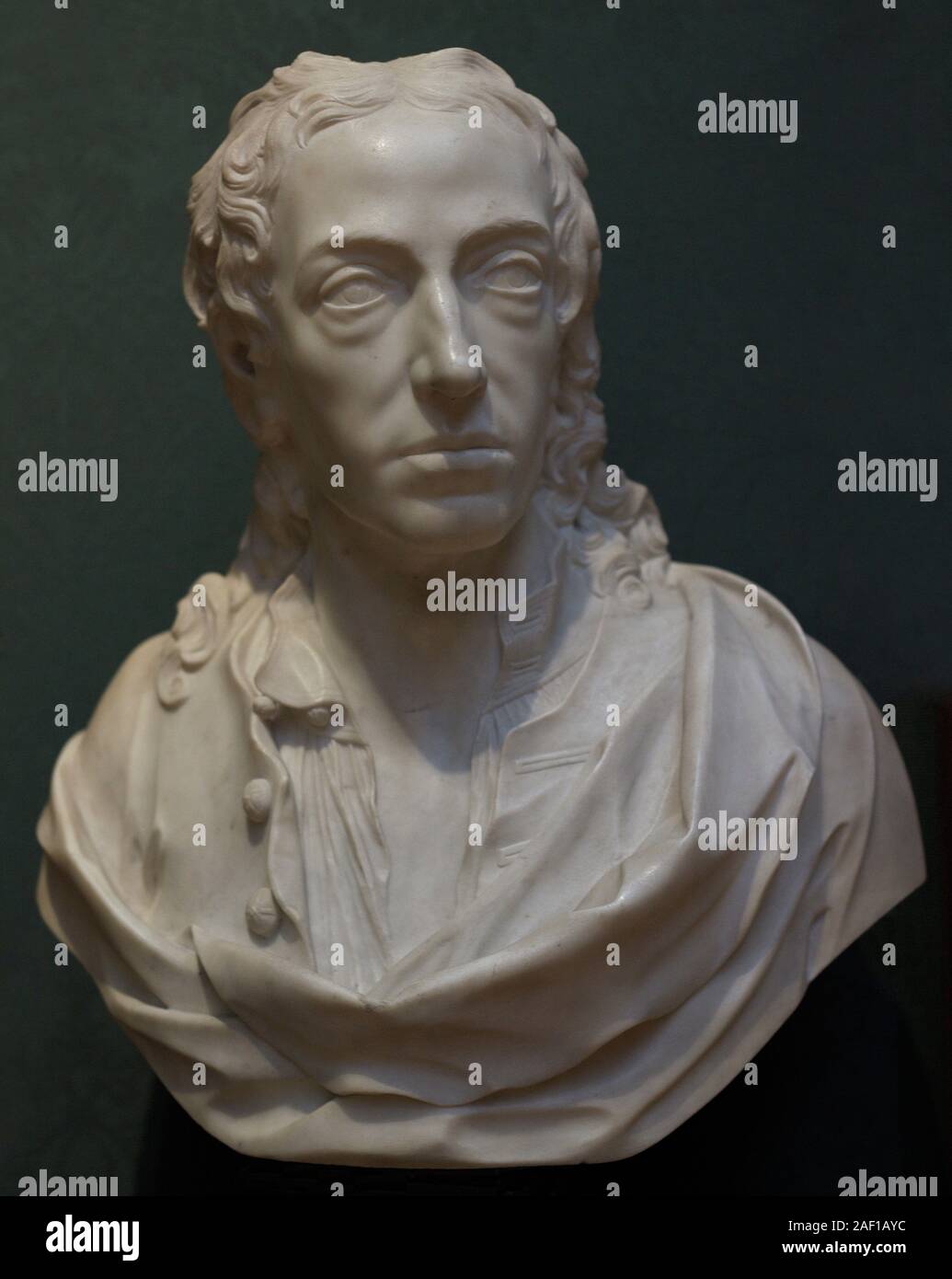 Alexander Pope (1688-1744). Poeta francés. Perteneciente a la poesía augusta y al satírico Scriblerus Club. Busto, obra del escultor flamenco John Michael Rysbrack (1693-1770). National Portrait Gallery. Londres, Angleterre. Banque D'Images