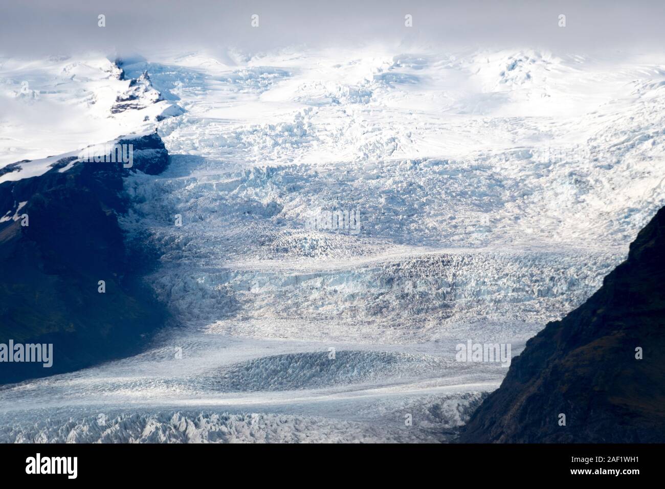 Glacier Jökulsárlón, Islande Banque D'Images