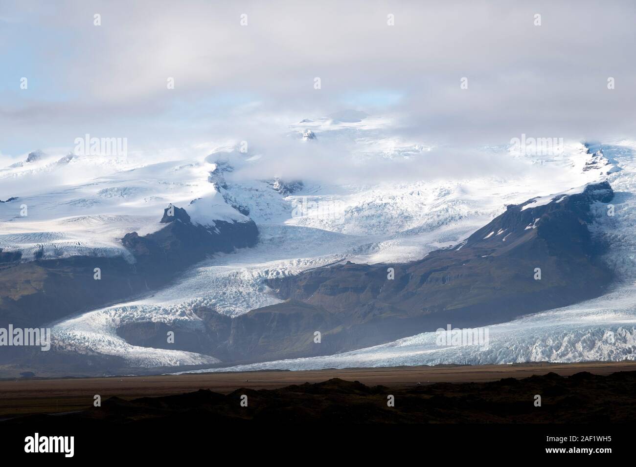 Glacier Jökulsárlón, Islande Banque D'Images