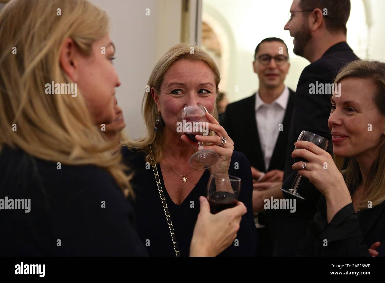 FPA Fête de Noël et de l'AGA .l'Association de la presse étrangère a tenu sa fête de Noël au Maroc pour une célébration des membres et où le nouveau Comité les candidats ont été élus . Banque D'Images